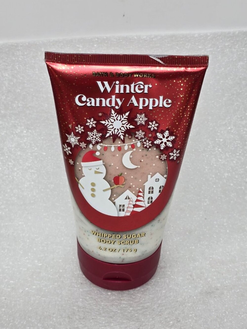 Bath & Body Works Winter Candy Apple Whipped Sugar Body Scrub 6.2 Oz